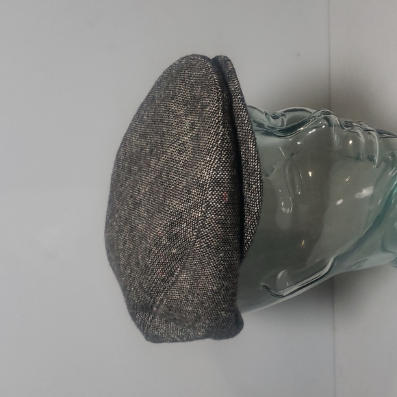 Snap Front Ivy Cap Other - Tweed Snap Front Ivy Gray Flat Cap Size Large
